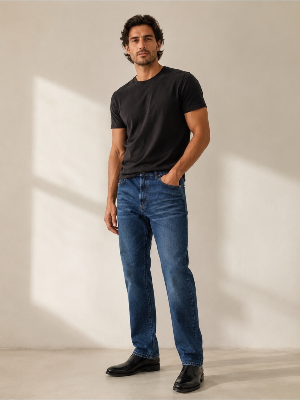 D&G Dolce & Gabbana Men’s Straight Jeans NWT Blue Denim Ittierre Italy